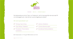 Desktop Screenshot of medienakteure.de