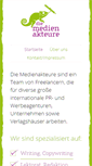 Mobile Screenshot of medienakteure.de